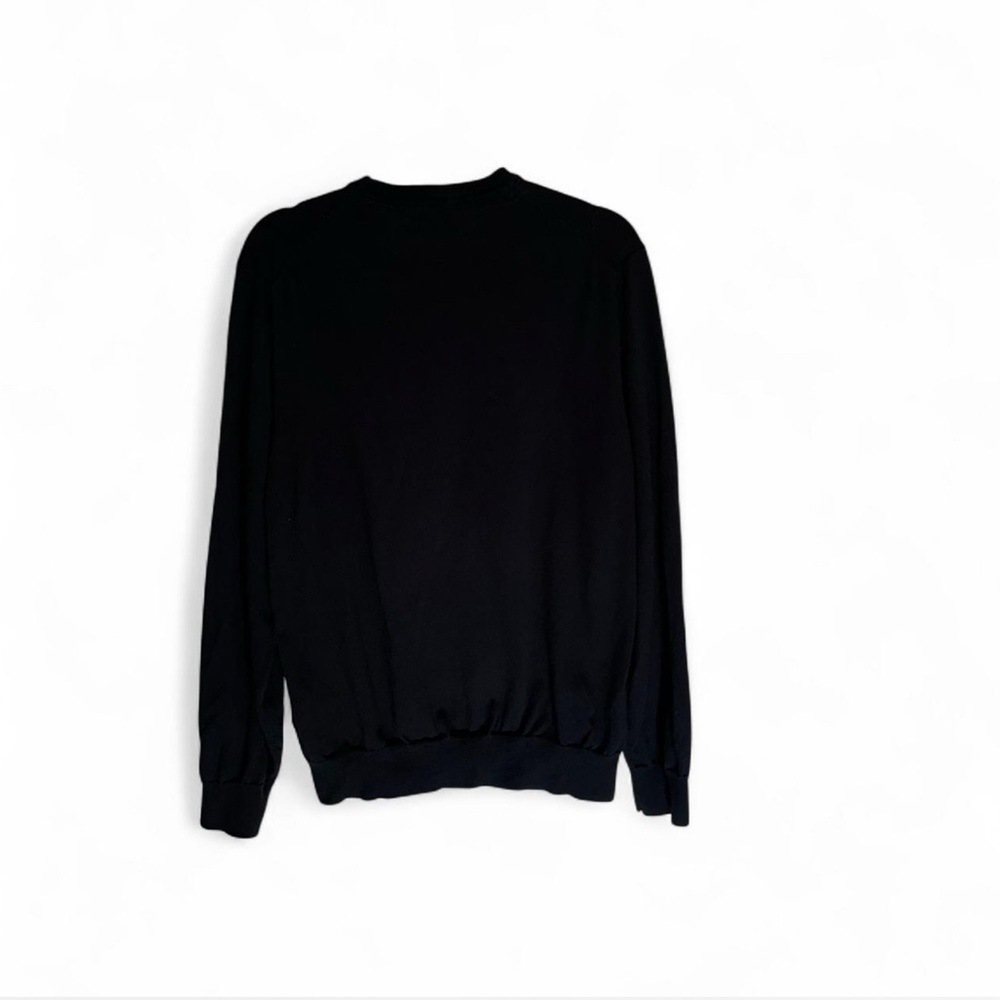 Men's Black Brooks Brothers V-Neck Sweater Size XL - Picture 2 of 5
